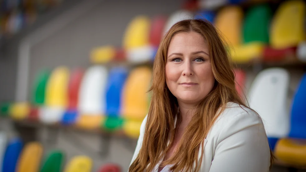 Elin Elander, sportredaktör på Katrineholms-Kuriren.