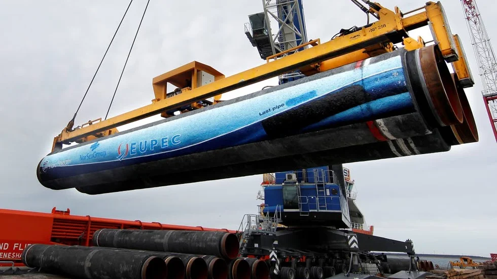 Rör. Sverigeesternas Förbund uttrycker stor oro för en ökad rysk närvaro när Nord Stream vill använda hamnen i Slite för sitt andra gasledningsprojekt.