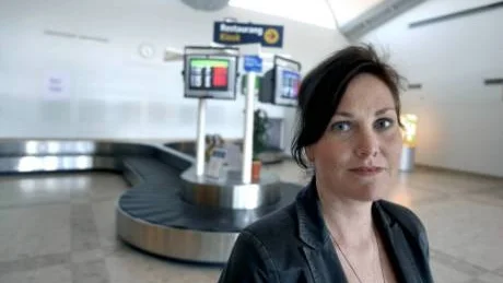 Ledig. Annika Nyberg, chef på Visby flygplats, kunde inte göra mycket i går, då hela Sveriges luftrum var stängt.