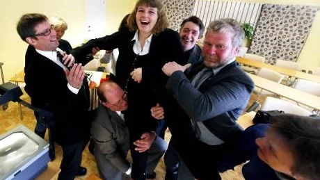 Bilden är tagen vid ett annat och tidigare tillfälle.
