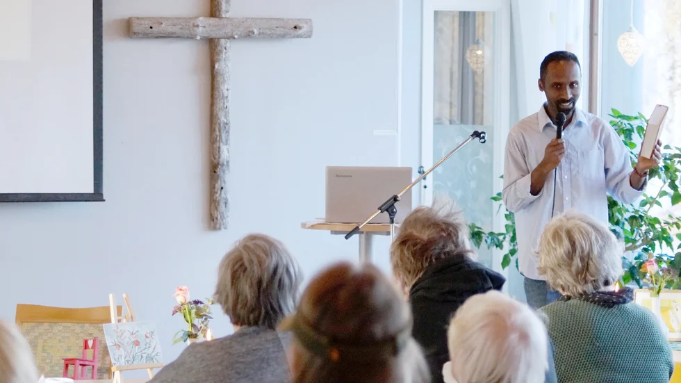 Burka, diakoniassistent berättade om missionen i Etiopien och vilken skillnad den gör för människor.