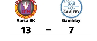 Gamleby föll med 7-13 mot Varta BK
