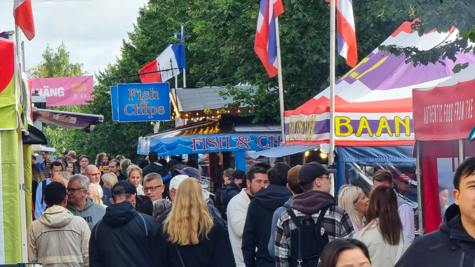 Årets upplaga av den internationella matmarknaden är större än fjolårets och det blir en del nya inslag, bland annat mat från Chile och Transylvanien.