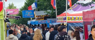 Matmarknaden: "Hade lite otur med vädret"