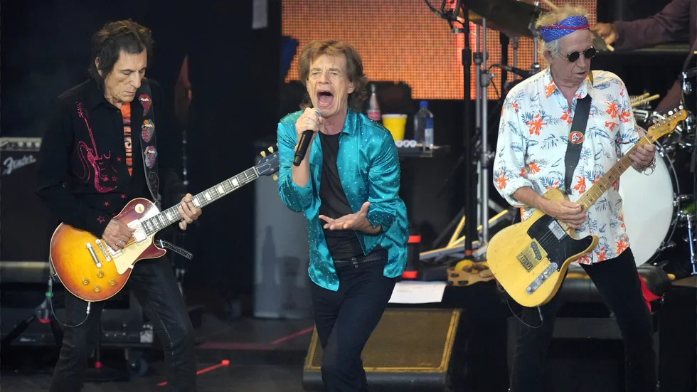 Ronnie Wood, Mick Jagger och Keith Richards väntas släppa ett nytt album, det första utan Charlie Watts. Arkivbild.