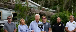 Biden på besök i Idalias spår