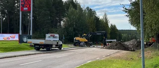 Väg i Jokkmokk stängs av – trafiken leds om