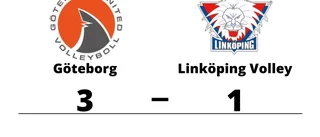 Linköping Volley förlorade mot Göteborg