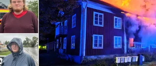 Vincent, 22, väcktes när huset stod i lågor