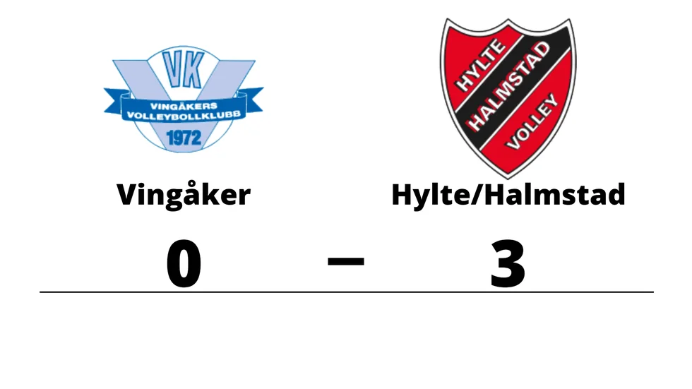 Vingåker förlorade mot Hylte/Halmstad