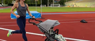 Hoppgala på Enavallen med mamman Malin som en av stjärnorna