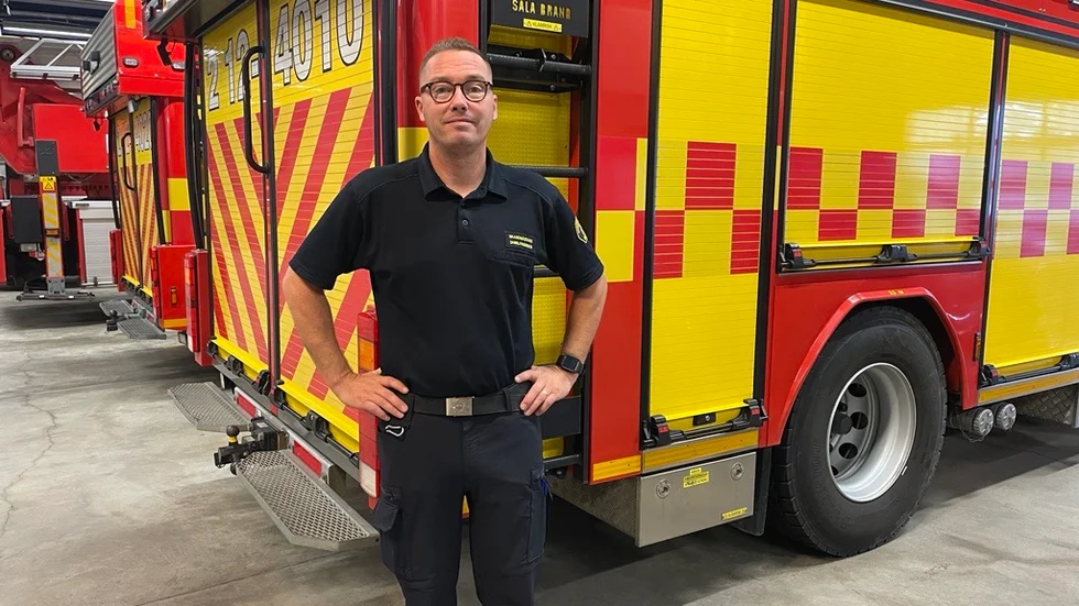 Daniel Andersson slår ett slag för brandhemvärnet. "Det är många som vill hjälpa till och är en bra resurs vid tidskrävande insatser", säger han. 