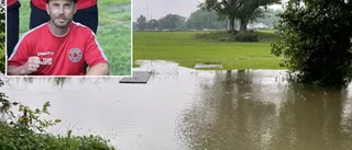 Discgolfbanan vattendränkt – håller stängt 
