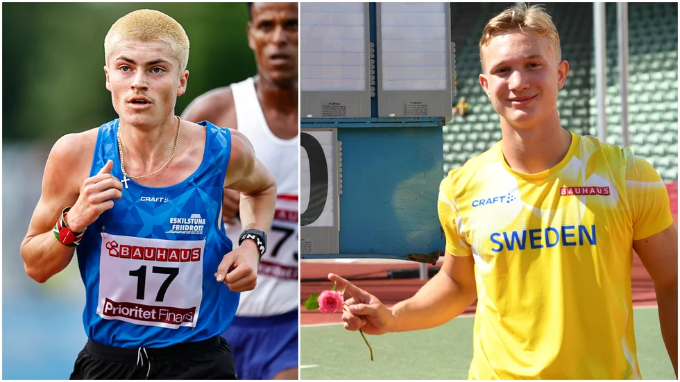 Norrköpingskillarna Emil Millán de la Oliva och Linus Jönsson är med under SM-helgen i Söderhamn.