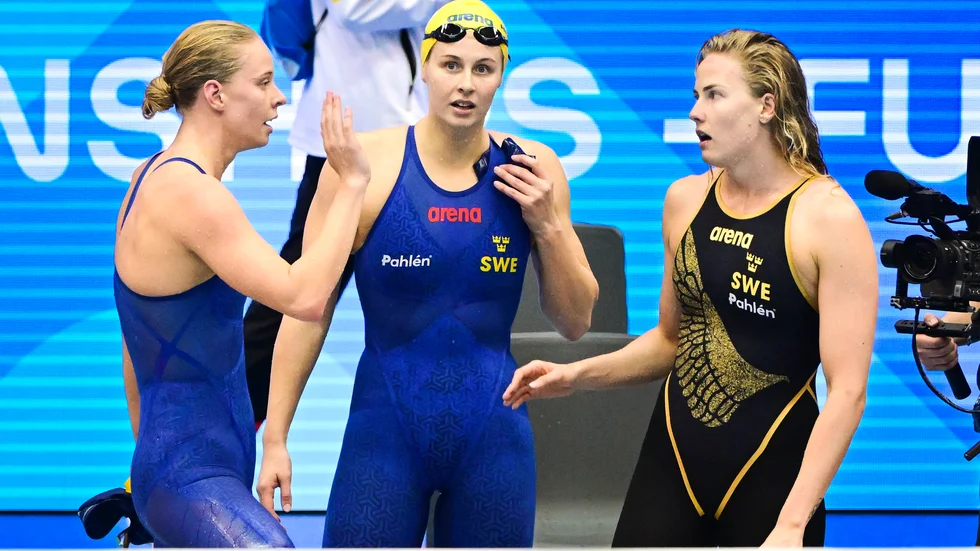 Sverige blev femma i medleyfinalen.