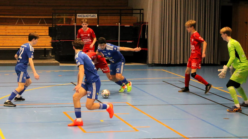 Match i Domarcupen 2024 mellan Storfors AIK och Piteå IF Akademi.