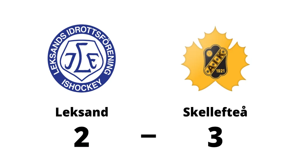 Leksands IF förlorade mot Skellefteå AIK