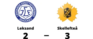 Straffar avgjorde - Skellefteå vann mot Leksand