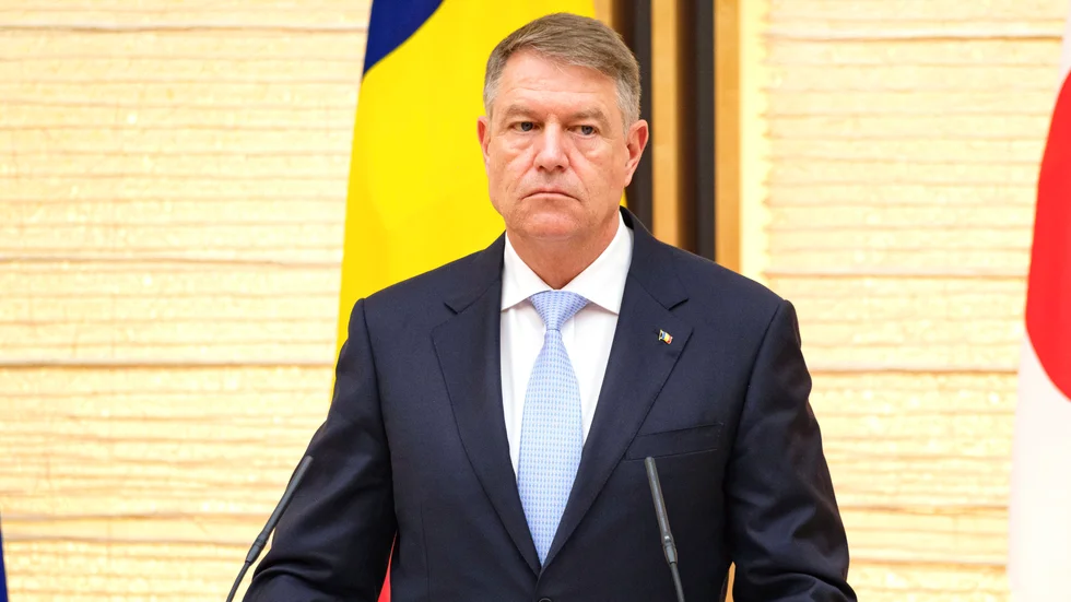 Rumäniens president Klaus Iohannis. Arkivbild.
