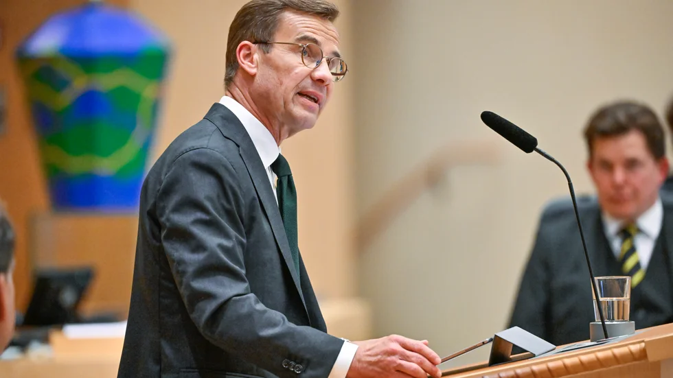 Statsminister Ulf Kristersson (M). Arkivbild.
