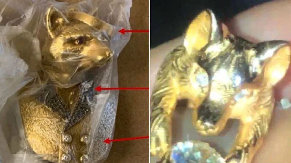 Kriminella lierade med Räven brukar använda sådana här smycken. Bilden är en arkivbild. 
