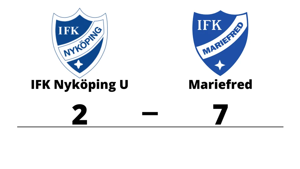 IFK Nyköping U förlorade mot IFK Mariefred