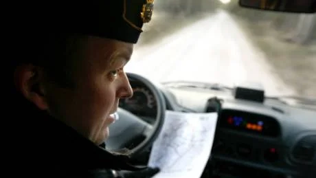 Daniel Åhlén ledde polisens sökande efter den försvunna kvinnan.                     Foto:Tommy Söderlund/Arkiv