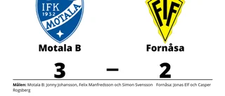 Jonas Elf och Casper Rogsberg målskyttar i Fornåsas förlust