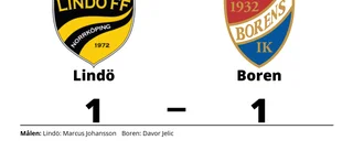 Lindö kryssade hemma mot Boren