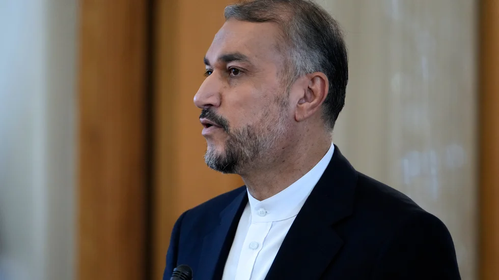 Tobias Billström träffade Irans utrikesminister Hossein Amir-Abdollahian (bilden) på lördagen. Arkivbild.