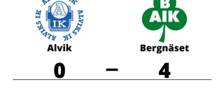 Bergnäset vann borta mot Alvik