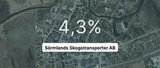 Inget företag i branschen hade större omsättning än Sörmlands Skogstransporter AB i fjol