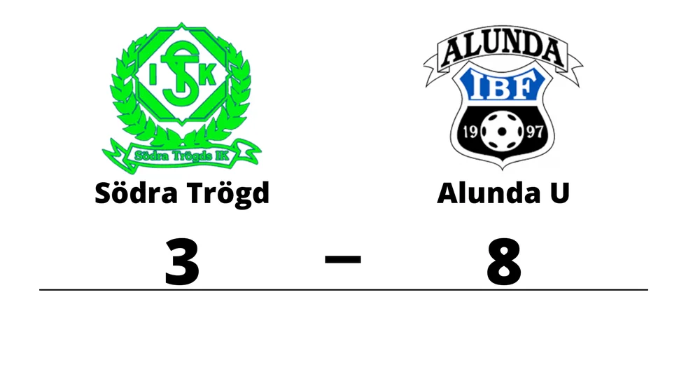 Södra Trögds IK förlorade mot Alunda IBF U