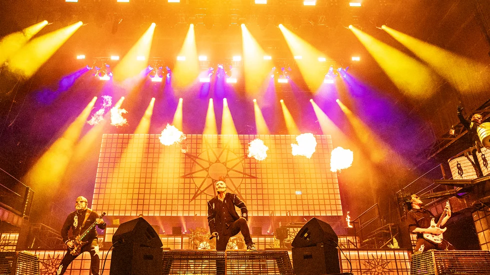 Slipknot går skilda vägar med sin trummis Jay Weinberg. Arkivbild.