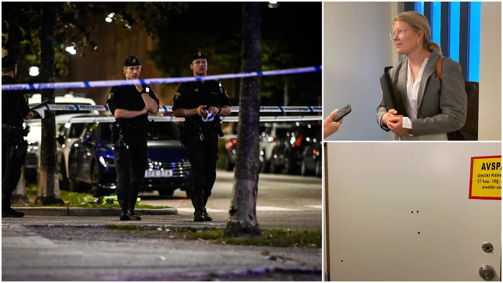 Åklagare Karin Sandén begärde den brottsmisstänkte 19-åringen häktad i sin utevaro.