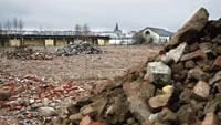 Avstyckningen av tomterna på Tändstickan pågår för fullt. Här ska 15 villor byggas. Foto: MAGNUS GLANS
