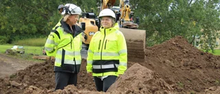 Här byggs en ny, stor lekplats – med rymdtema