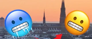 19 grader varmare i Uppsala – på ett dygn