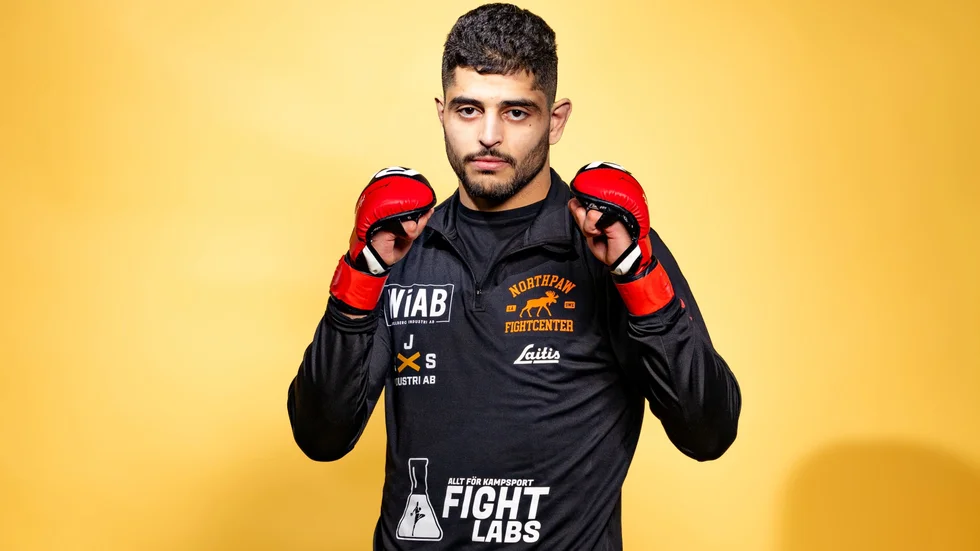 Khalil Karruri, 24-åringen från Luleå, är redo för sin proffsdebut.
