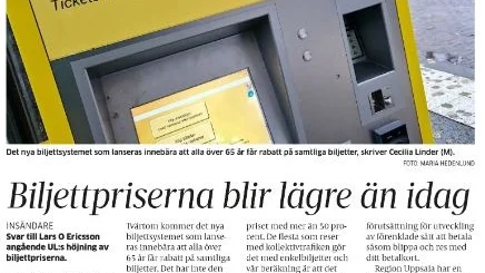 Från UNT den 18 oktober.