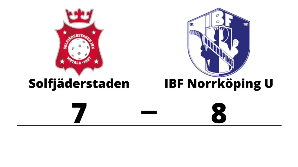 Solfjäderstaden IBK U-lag förlorade mot IBF Norrköping U-lag