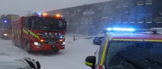 Elskåp fattade eld i Boländerna 