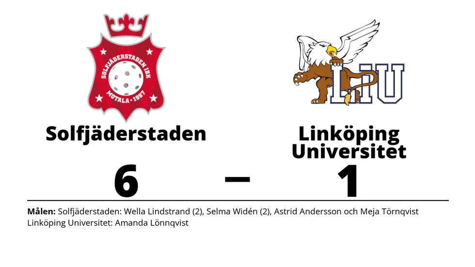 Solfjäderstaden IBF vann mot LiU AIF IBK