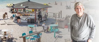 "Jag blir mer hindrad av alla badgästerna på stranden"