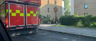 Brandlarmet gick i flerfamiljshus
