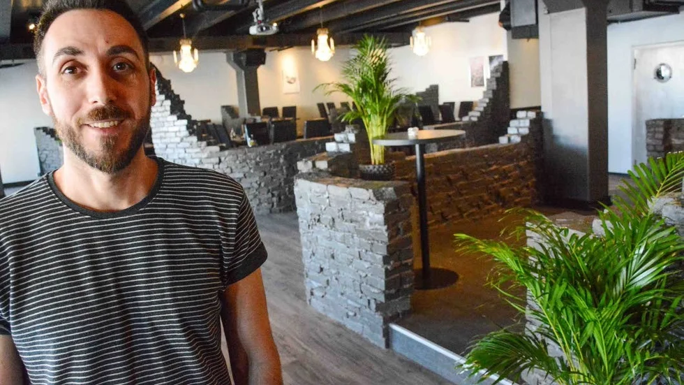 Chrille Novratidis är nöjd med nya inredningen i restaurangen och nattklubben.