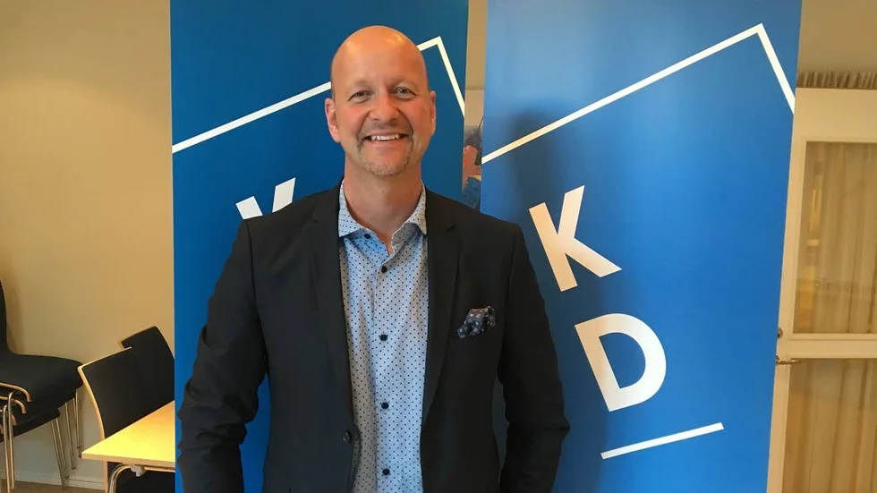 Tvåa. Magnus Oscarsson ligger på andra plats.