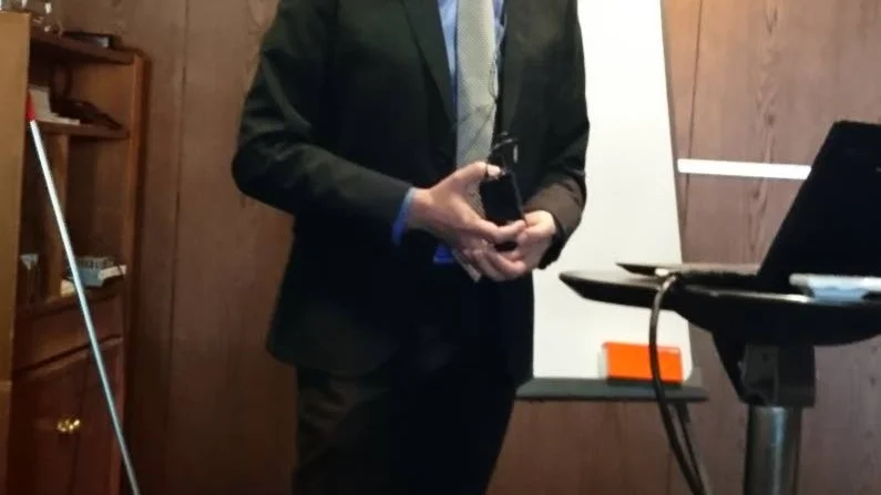 Anders Eklöf var en av gästerna på Aktiespararnas träff.