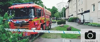 Olja brann på spisen – lägenhet förstörd