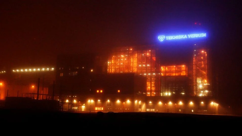 Så här såg det ut 2009 vid Gärstadverken när Earth hour manifesterades i Linköping.